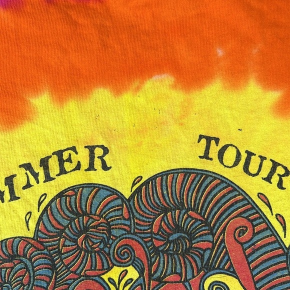 Dave Matthews Band 2009 Tour Tie Dye Concert T-Shirt Vintage Rock Band Tee - Picture 10 of 10